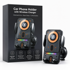 Car Phone Holder with Wireless Charger