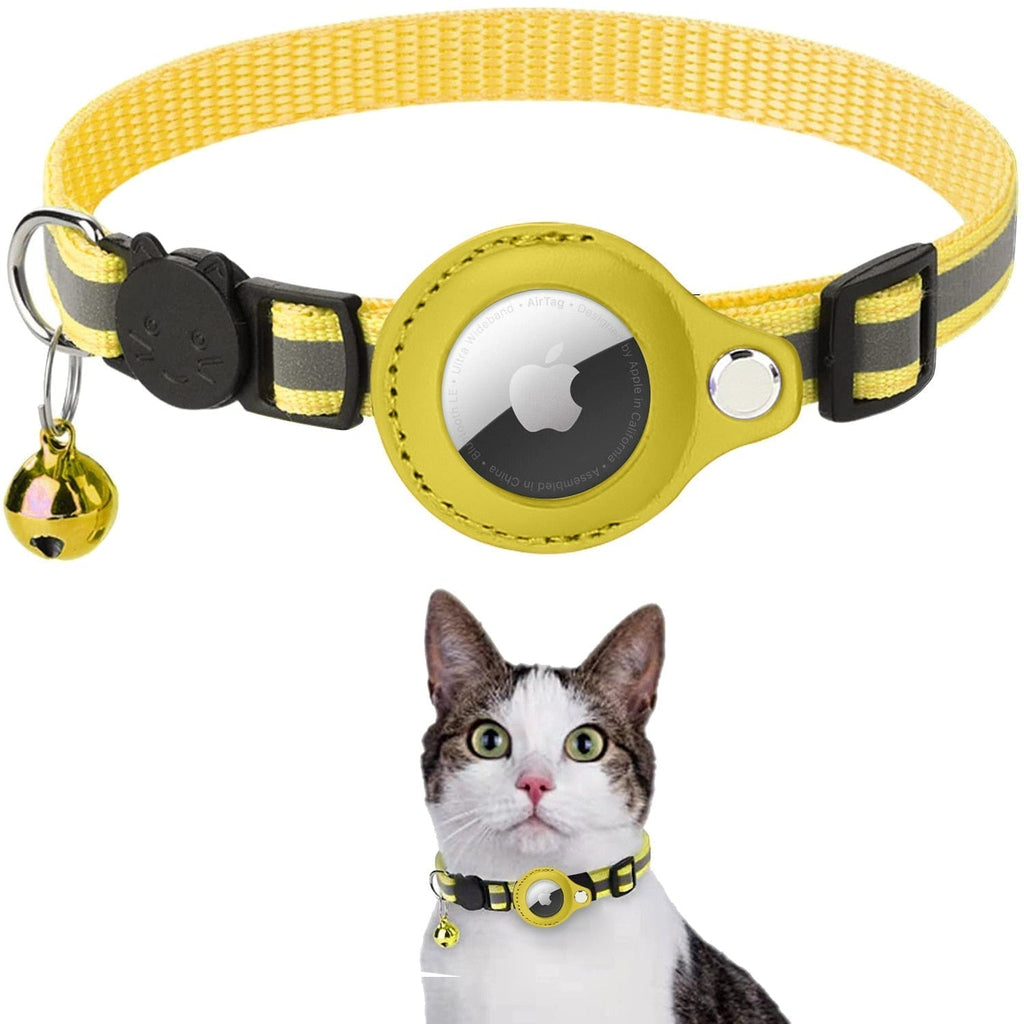 Cat Collar with AirTag Holder