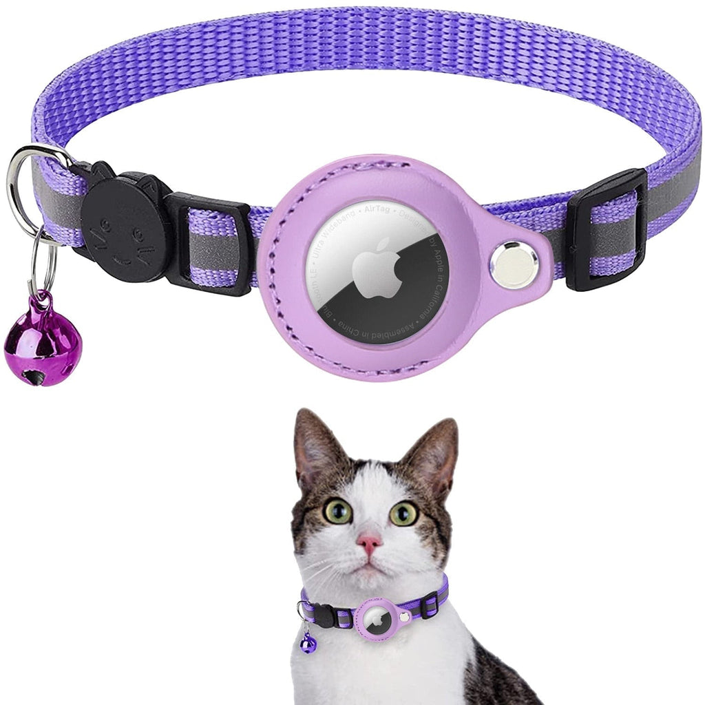 Cat Collar with AirTag Holder