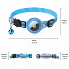 Cat Collar with AirTag Holder