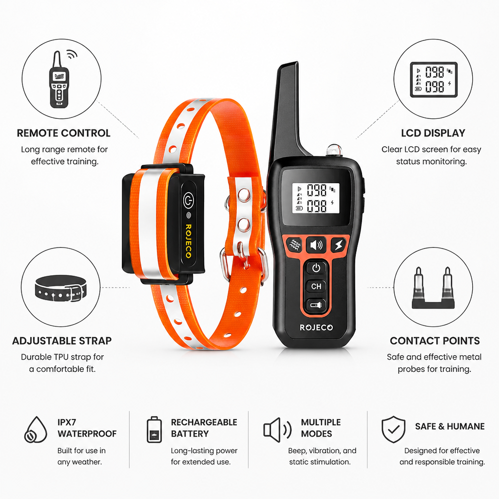 Dog Training Collar with Remote Control