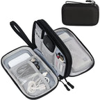 Electronics Bag Case with Double-Layer Compartments
