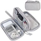 Electronics Bag Case with Double-Layer Compartments