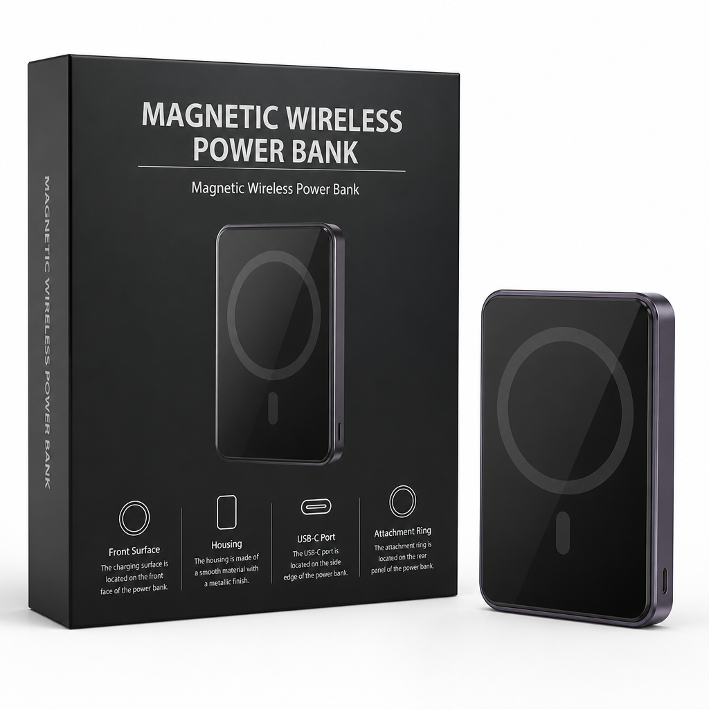 Magnetic Wireless Power Bank