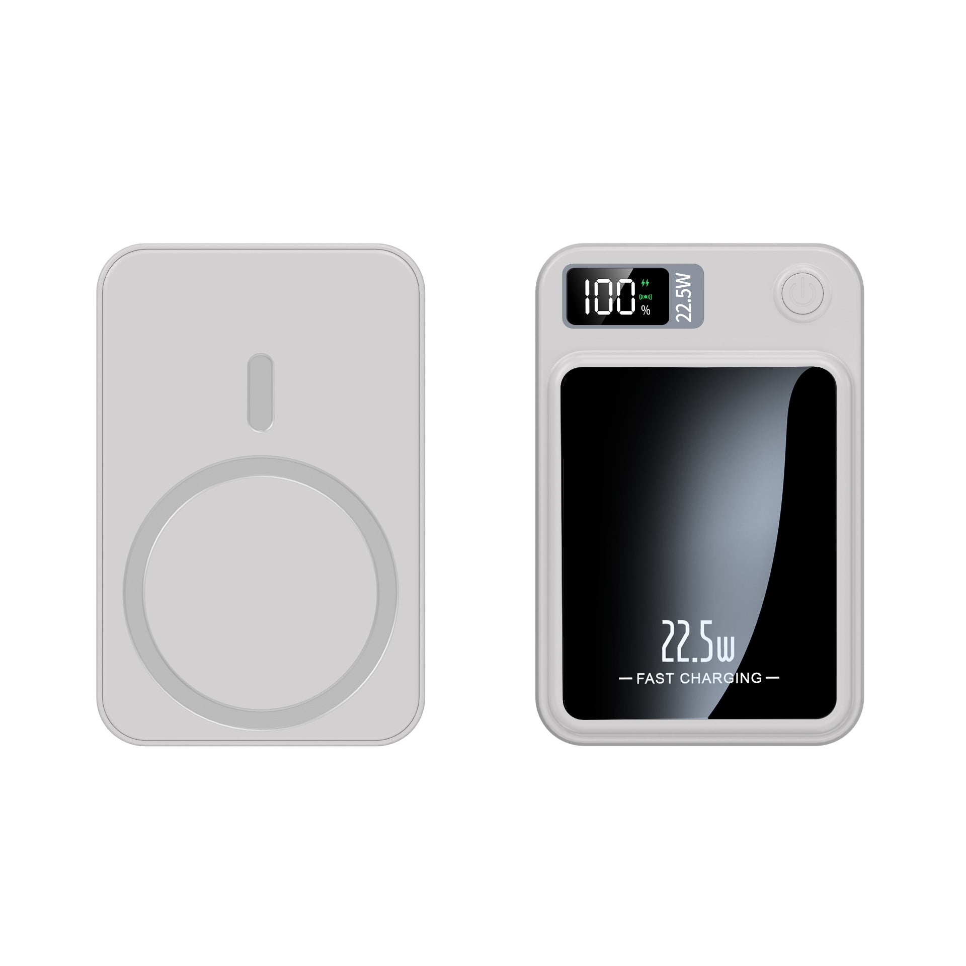 Power Bank with Built-In Wireless Charging Pad