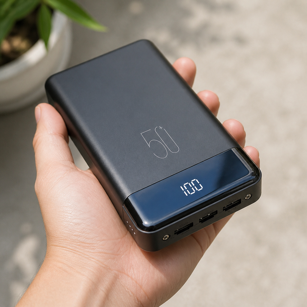 Power Bank with USB-C and USB-A Ports