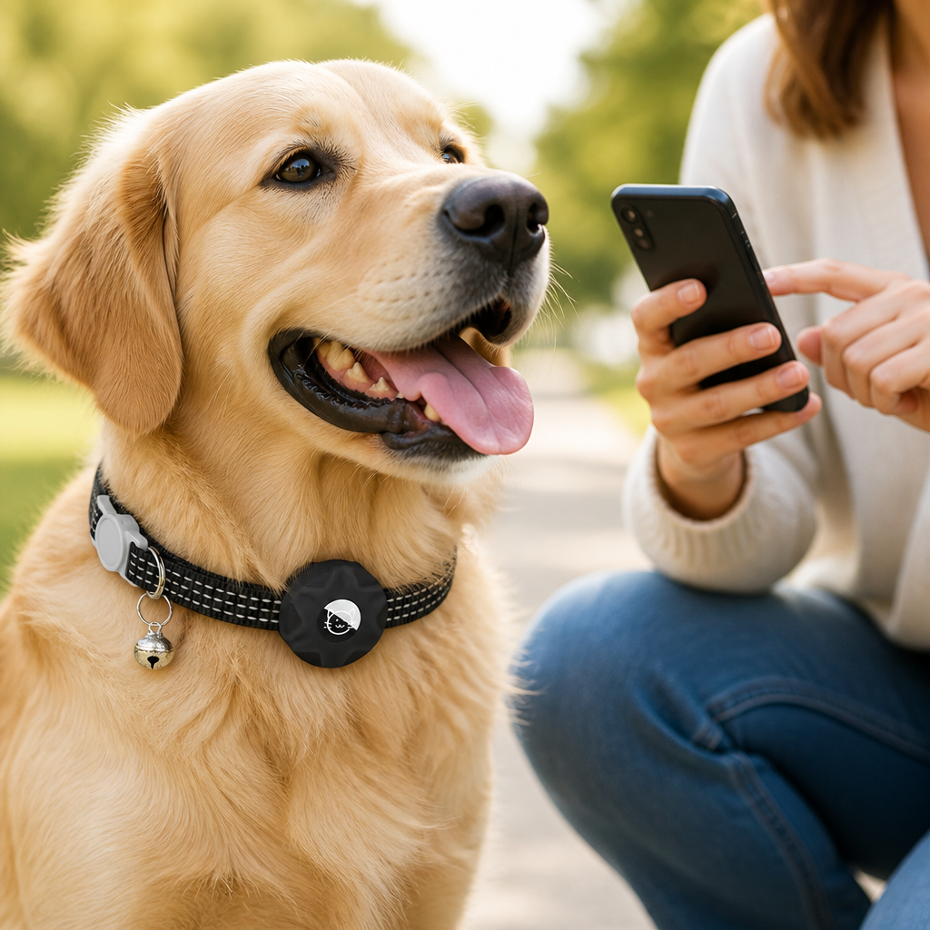 Smart Pet Tracker with Reflective Collar
