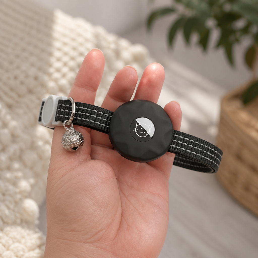 Smart Pet Tracker with Reflective Collar