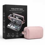 Toiletry Bag with Water-Repellent Oxford Fabric