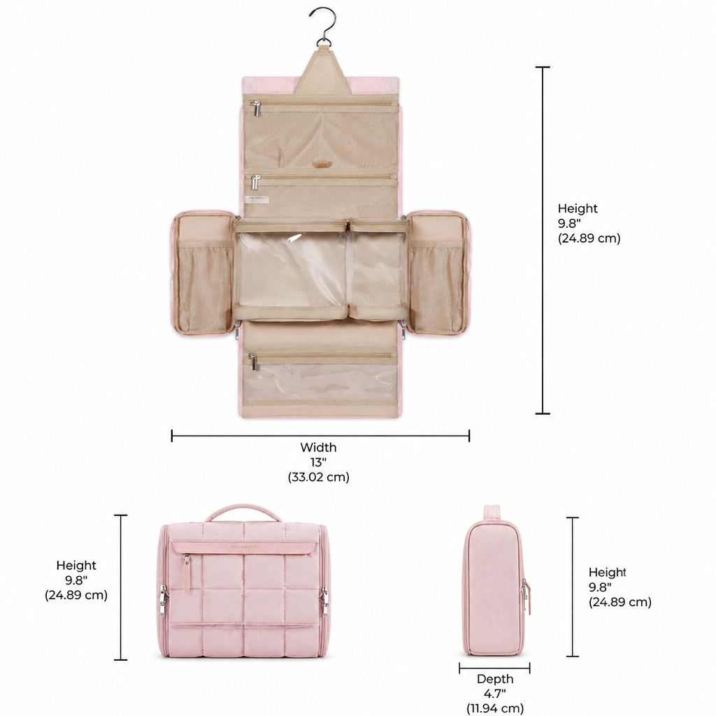 Toiletry Organizer with Hanging Hook