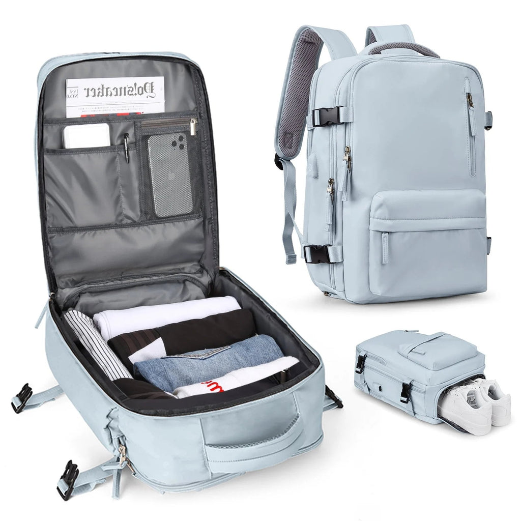 Travel Backpack with USB Charging Port