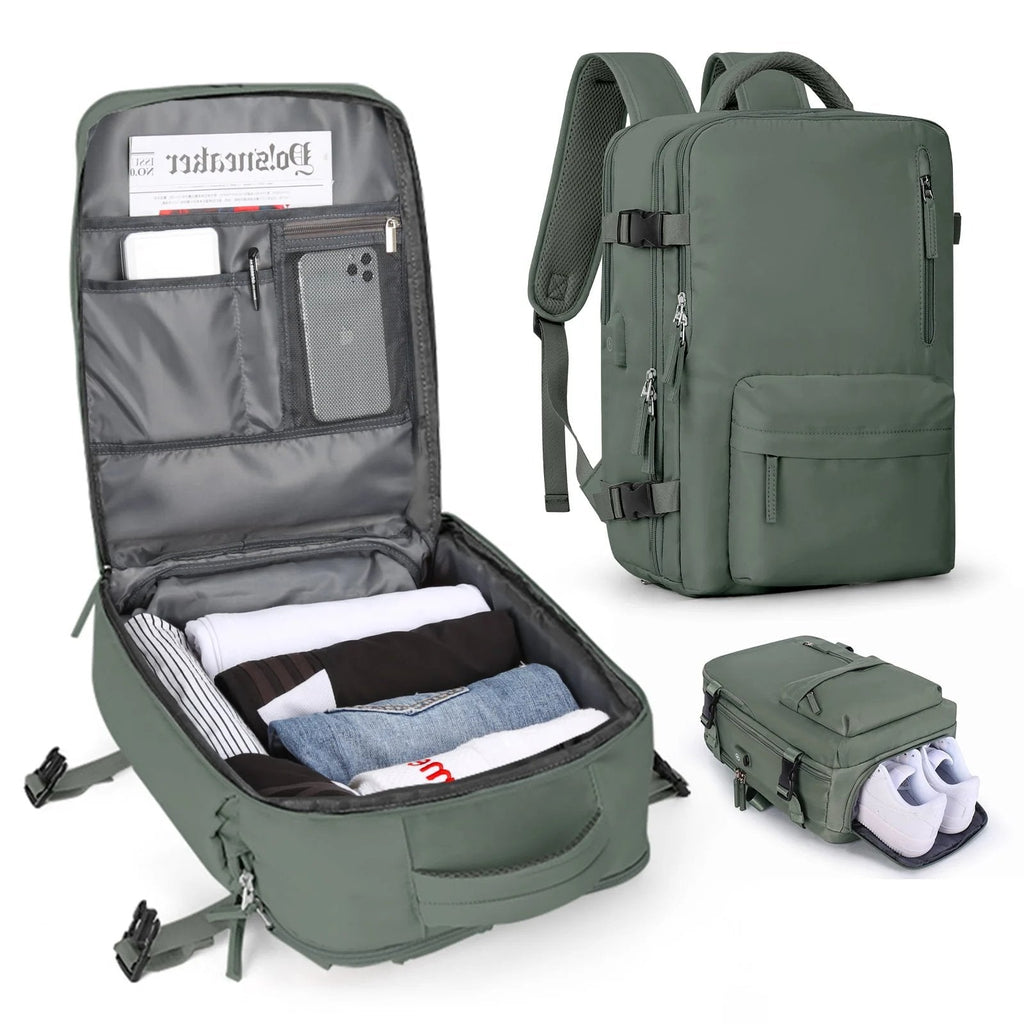 Travel Backpack with USB Charging Port