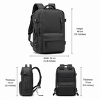 Travel Backpack with USB Charging Port