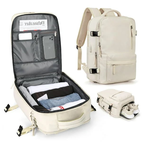 Travel Backpack with USB Charging Port