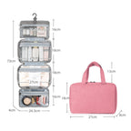 Travel Cosmetic Organizer Bag with Rotating Hook