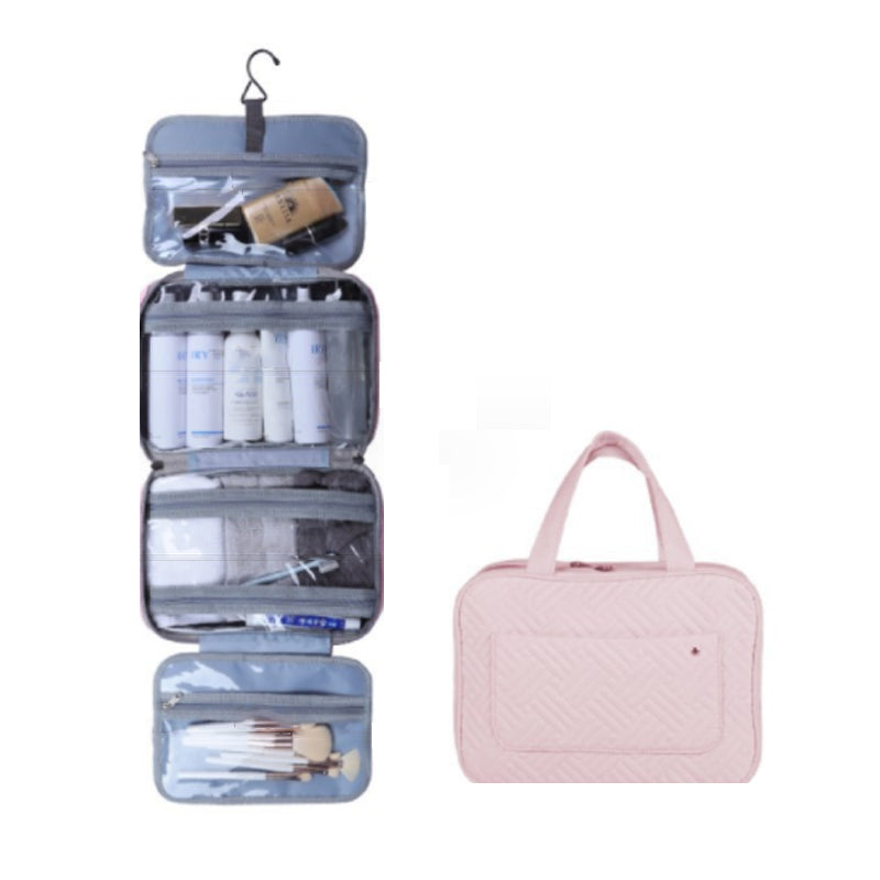 Travel Cosmetic Organizer Bag with Rotating Hook
