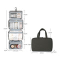 Travel Cosmetic Organizer Bag with Rotating Hook