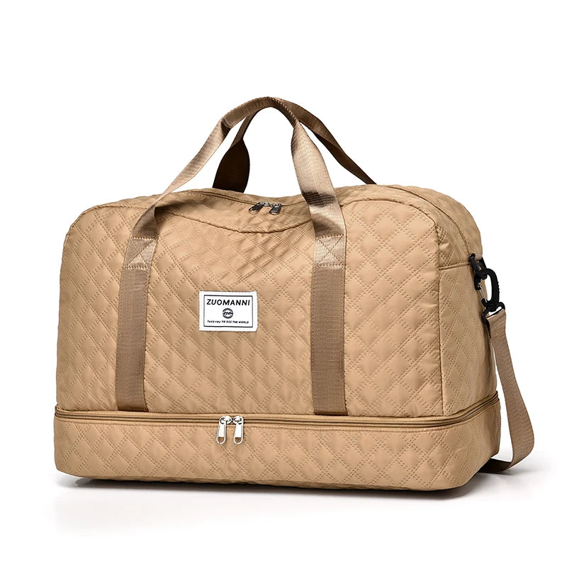 Travel Duffel Bag with Ventilated Shoe Compartment