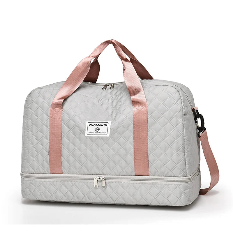 Travel Duffel Bag with Ventilated Shoe Compartment