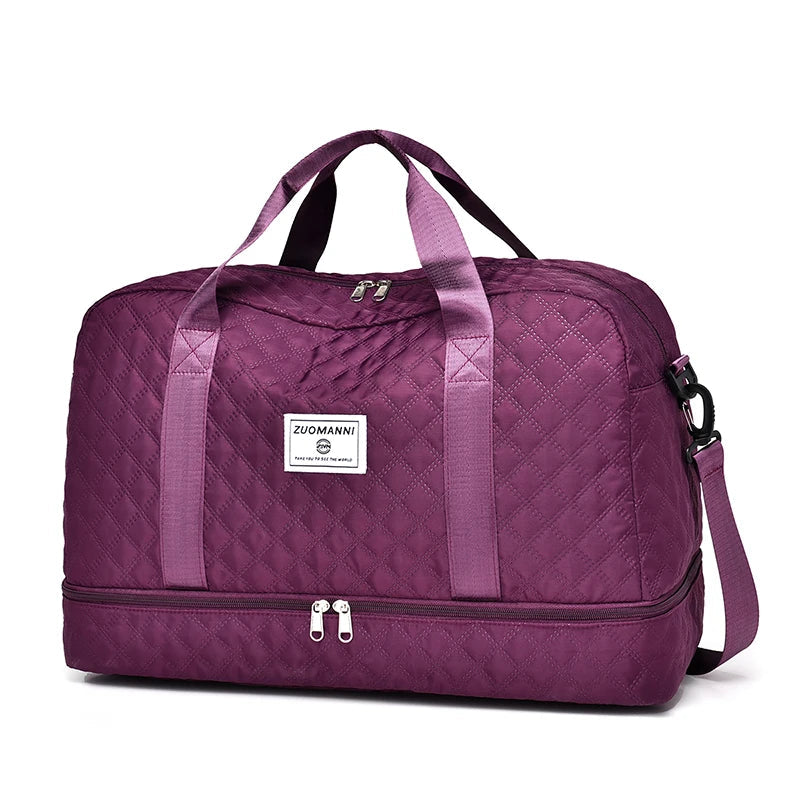 Travel Duffel Bag with Ventilated Shoe Compartment