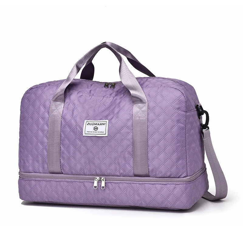 Travel Duffel Bag with Ventilated Shoe Compartment