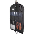 Travel Garment Bag with Double-Sided Zipper