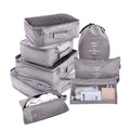 Travel Organizer Set with Mesh Packing Bags