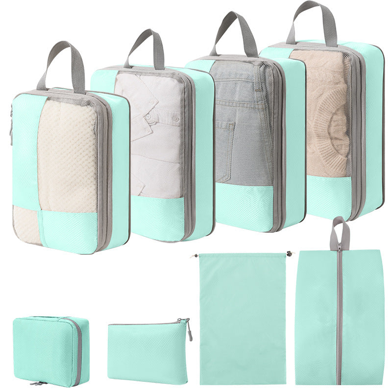 Travel Organizer with Transparent Mesh Cover