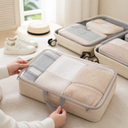 Travel Organizer with Transparent Mesh Cover