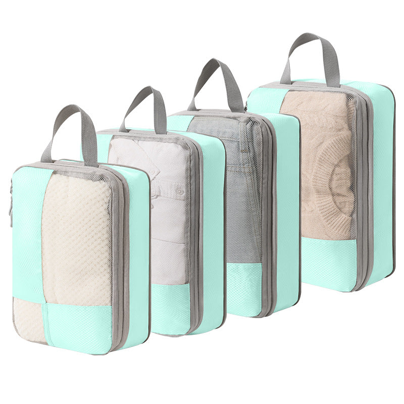 Travel Organizer with Transparent Mesh Cover