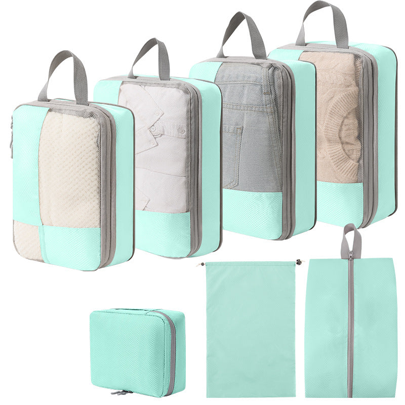 Travel Organizer with Transparent Mesh Cover