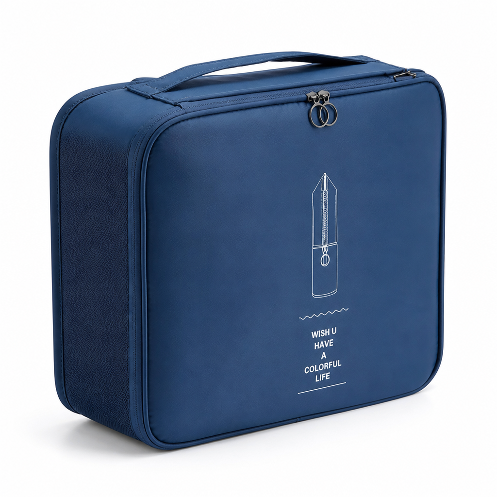 Travel Organizer with Zipper Closure