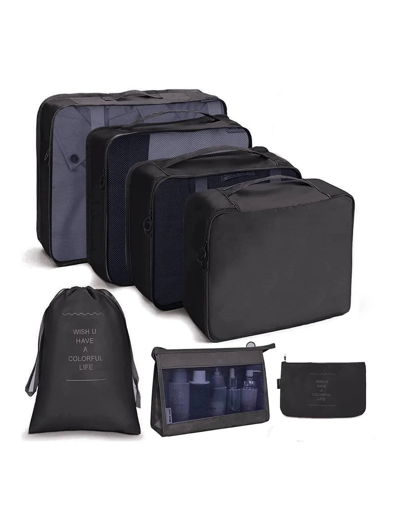 Travel Organizer with Zipper Closure