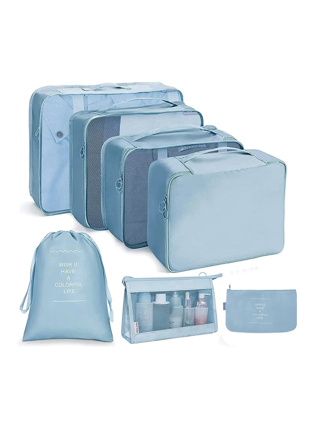Travel Organizer with Zipper Closure