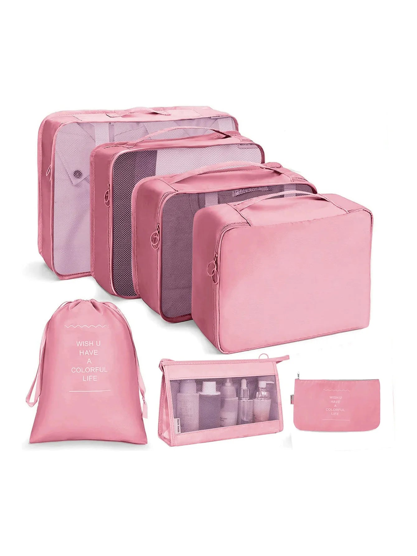 Travel Organizer with Zipper Closure