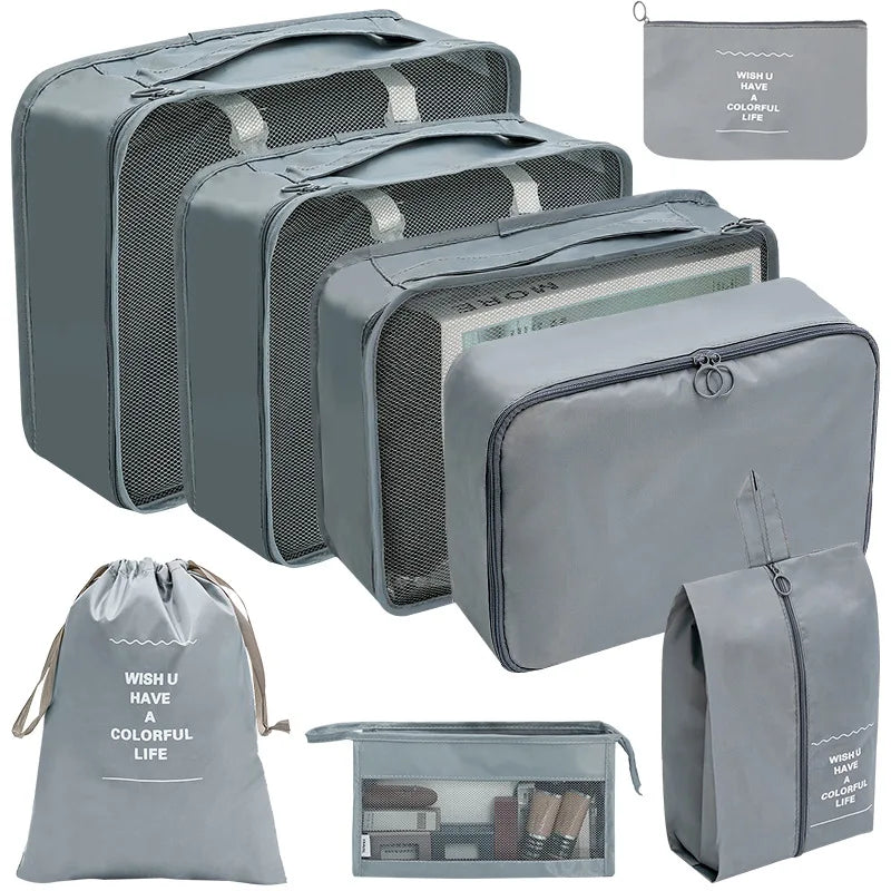 Travel Organizer with Zipper Closure