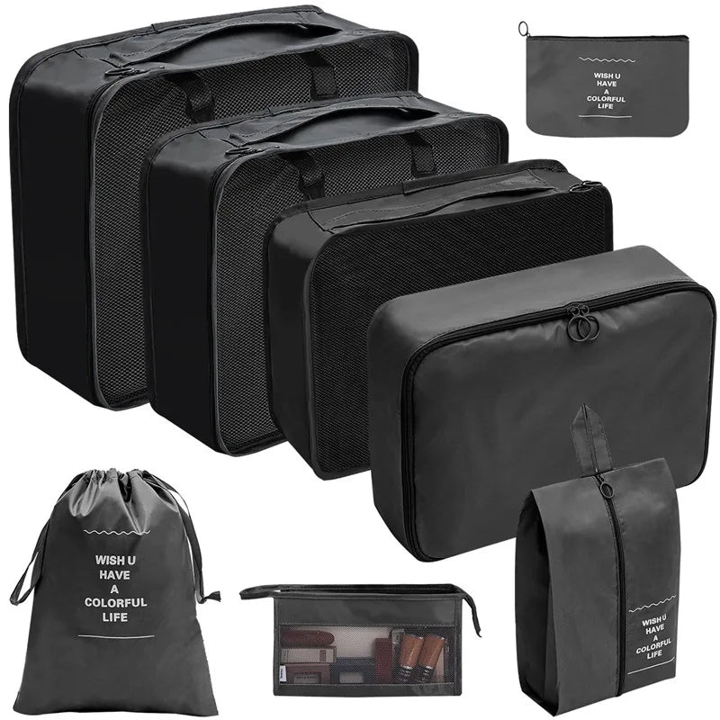 Travel Organizer with Zipper Closure