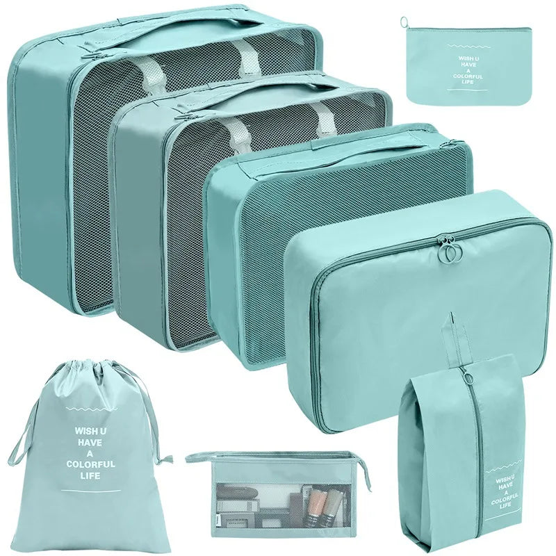 Travel Organizer with Zipper Closure