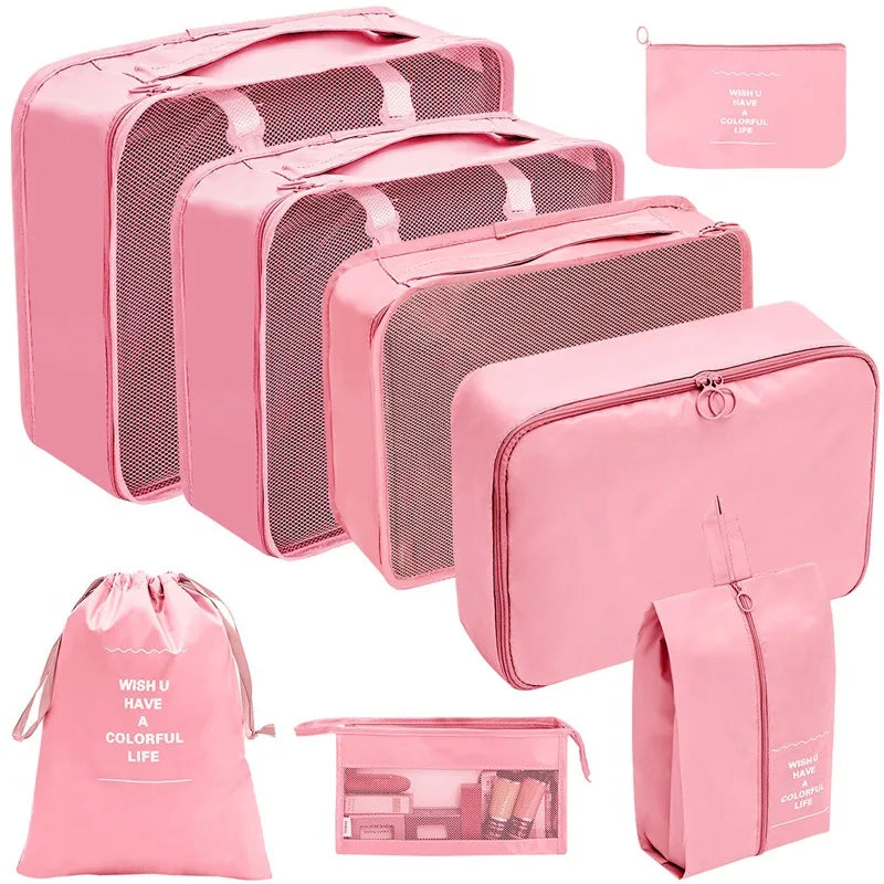 Travel Organizer with Zipper Closure