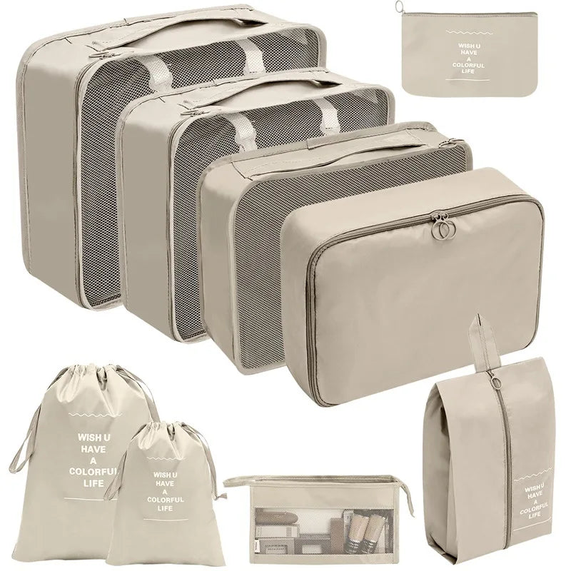 Travel Organizer with Zipper Closure