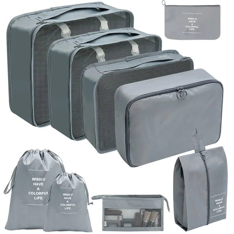 Travel Organizer with Zipper Closure