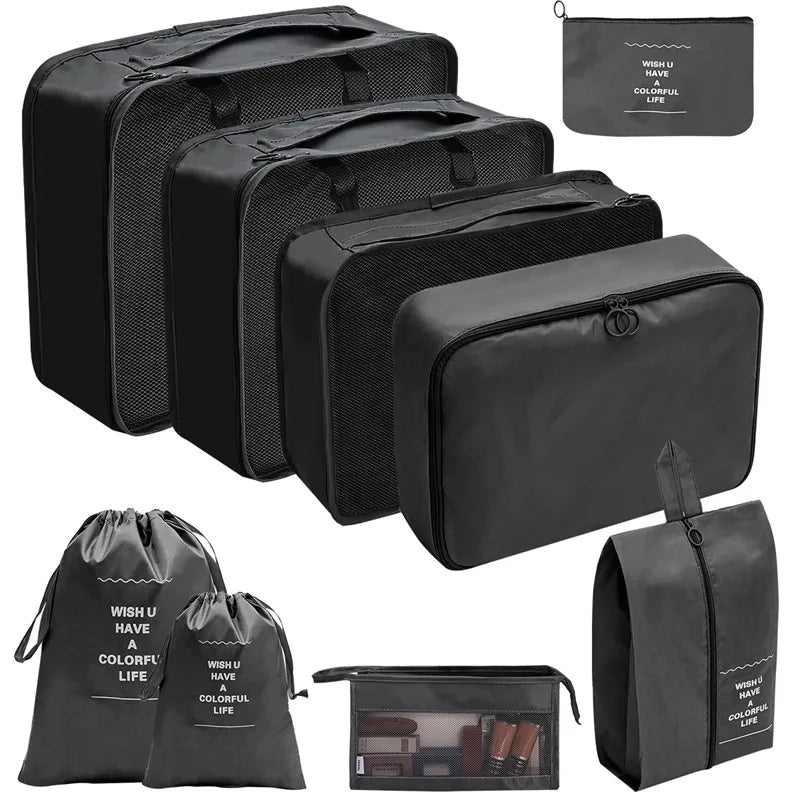 Travel Organizer with Zipper Closure