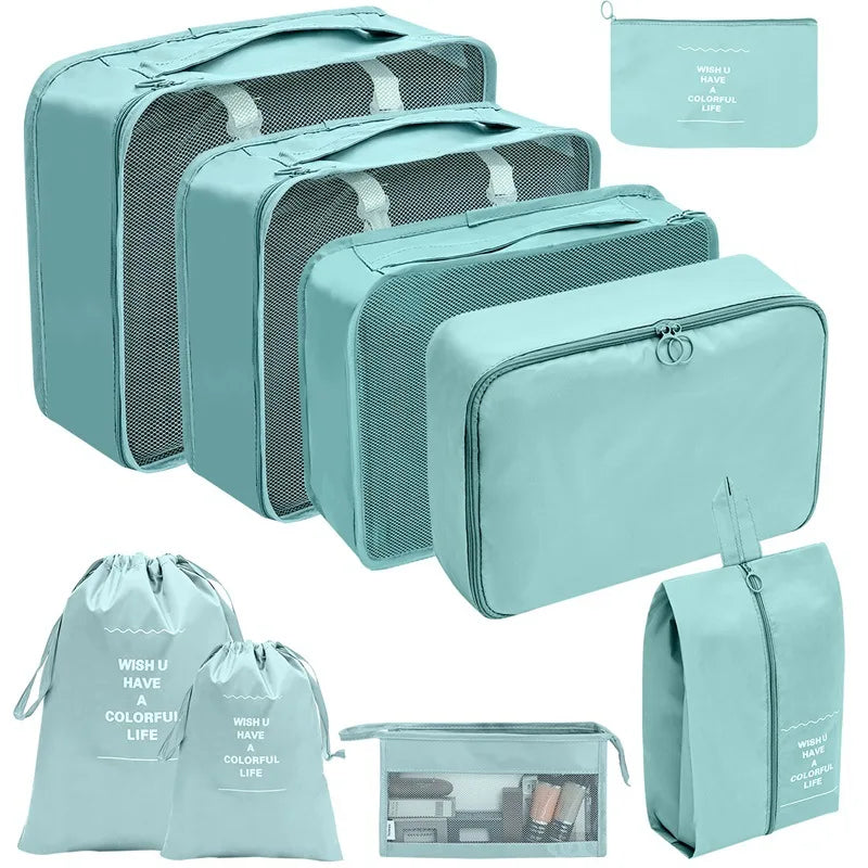 Travel Organizer with Zipper Closure