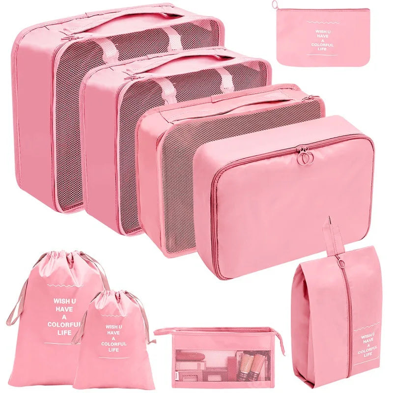 Travel Organizer with Zipper Closure