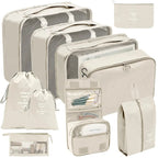 Travel Organizer with Zipper Closure