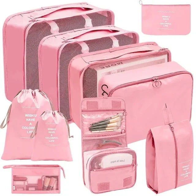 Travel Organizer with Zipper Closure