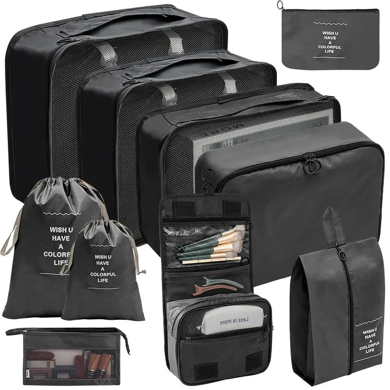 Travel Organizer with Zipper Closure