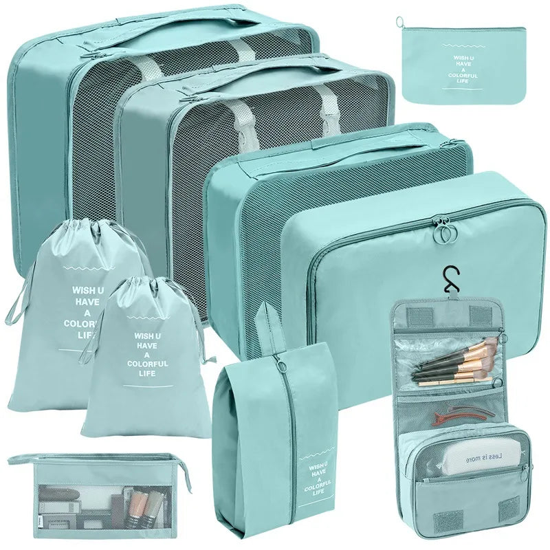 Travel Organizer with Zipper Closure