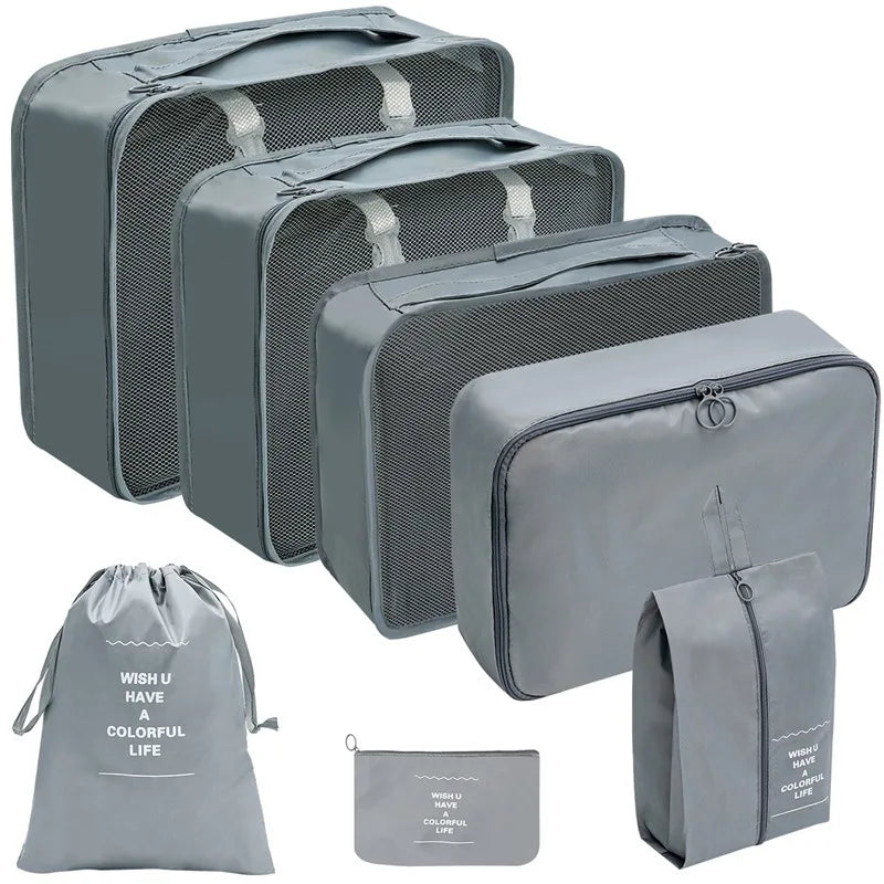 Travel Organizer with Zipper Closure