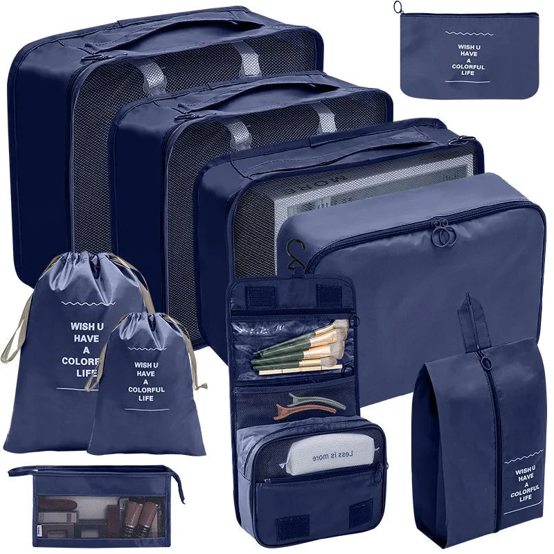 Travel Organizer with Zipper Closure
